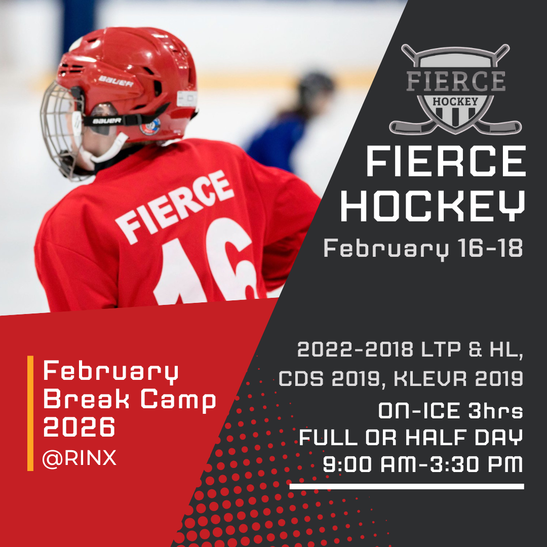 February Break (3hrs on-ice) Camp (Feb 16-18) - 2022-2018 LTP & HL, CDS 2019, KLEVR 2019