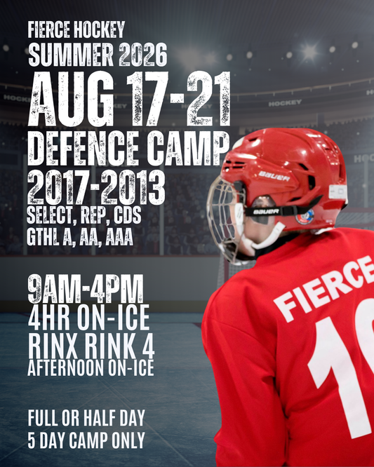SUMMER 2026 - August 17-21 - DEFENCE CAMP - Select, CDS, GTHL A, AA, AAA (2017-2013)