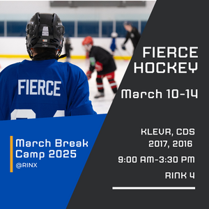 March Break (4hrs on-ice) Camp (March 10 - 14) - KLEVR, CDS 2017, 2016