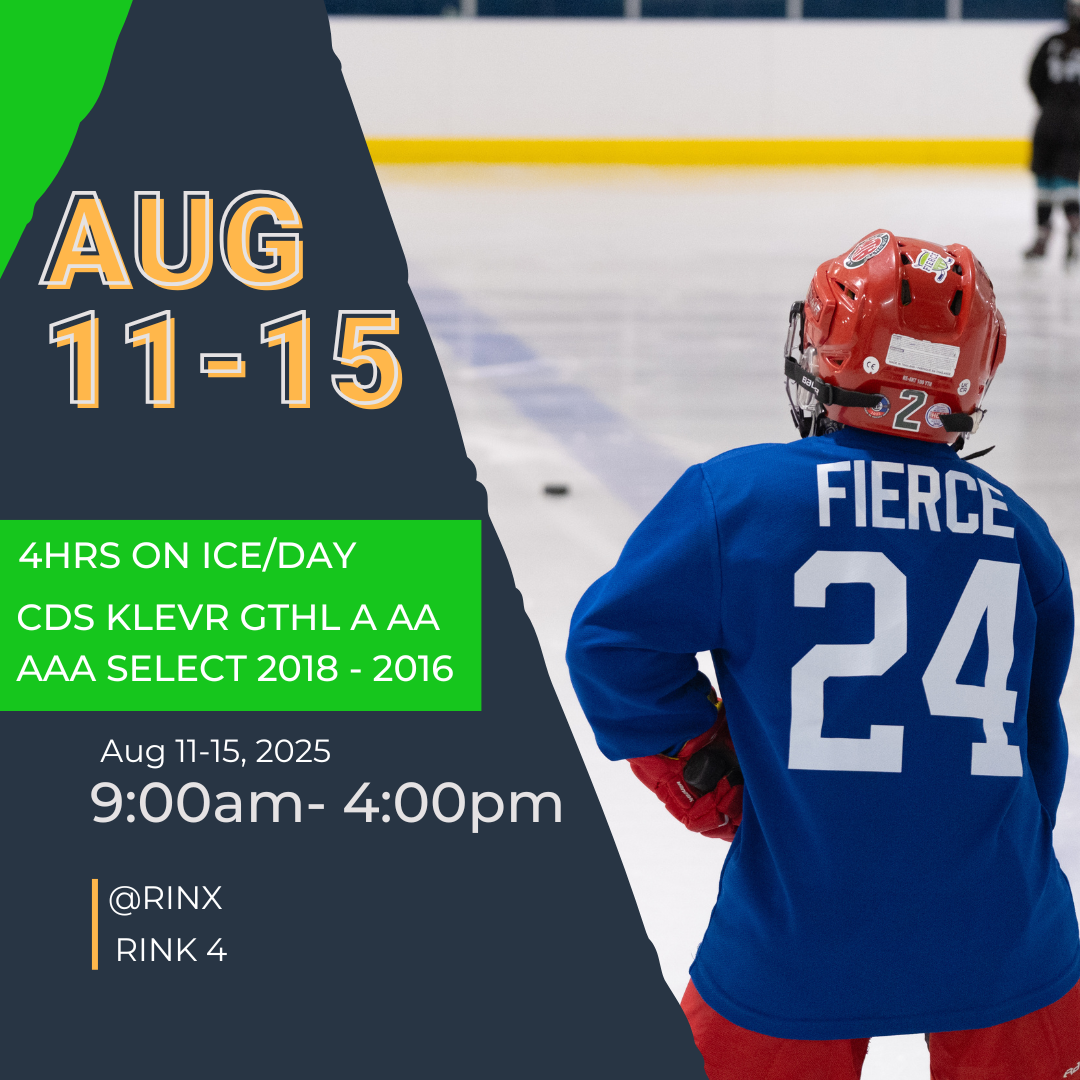 AUGUST 11 - 15 (4hrs ON ICE) - 2018-1016 CDS/KLEVR/GTHL/A/AA/AAA/Select