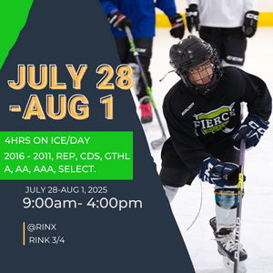 JULY 28 - AUG 1 (4hrs ON ICE) 2016-2011 - REP/CDS/GTHL A/AA/AAA/SELECT