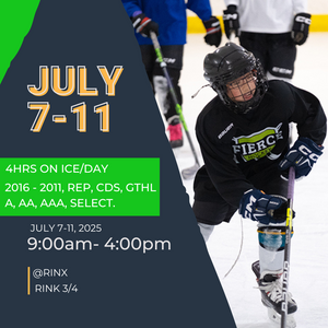 JULY 7 - 11 (4hrs ON ICE) 2016-2011 - REP/CDS/GTHL A/AA/AAA/SELECT